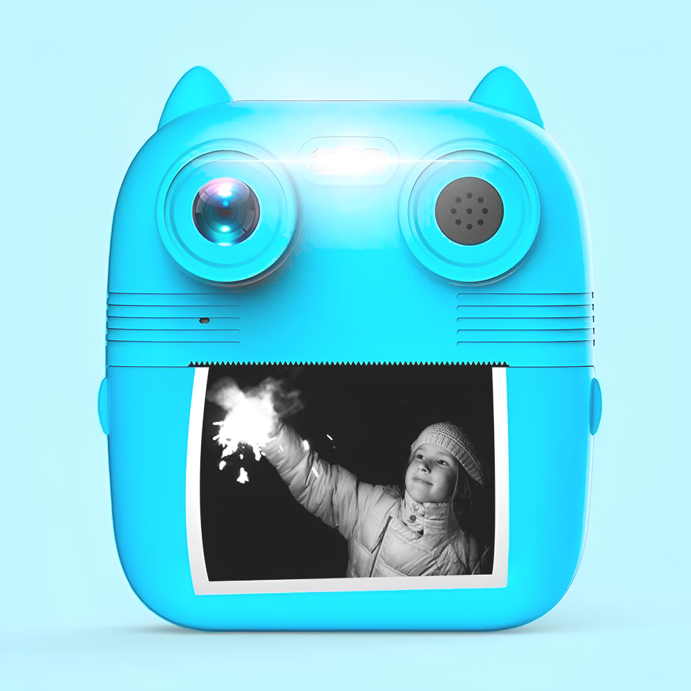 Фотоапарат миттєвого друку D8S Premium 1080P HD палароід для дітей Блакитний (c012c20a) Фотоапарат миттєвого друку D8S Premium 1080P HD палароід для дітей Блакитний (c012c20a)