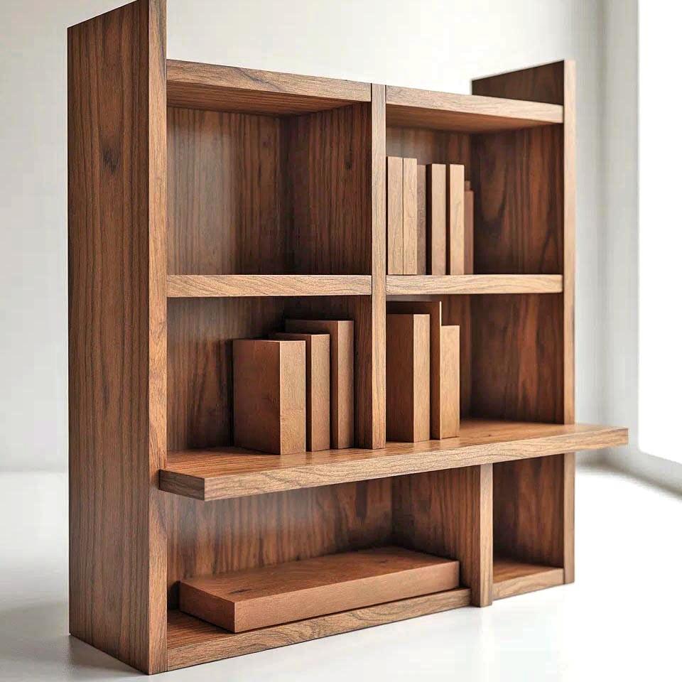 Полка книжная настольная из дерева Анирама Корица (КПА-016333)