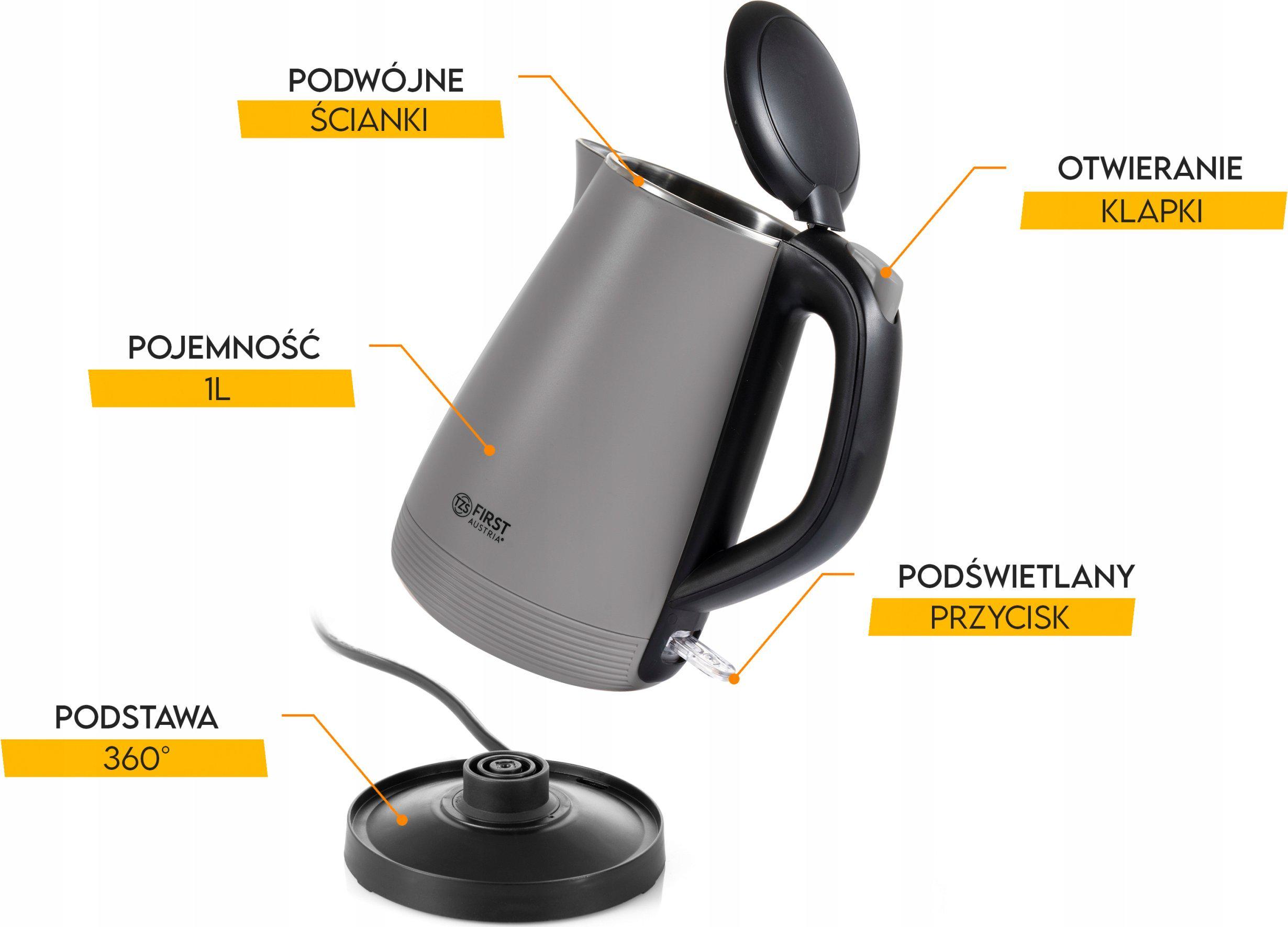 Електрочайник First FA-5407-4-GR (541286) - фото 13 Електрочайник First FA-5407-4-GR (541286) - фото 13