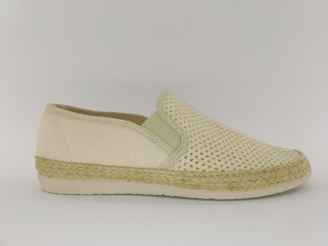 Слипоны мужские Bata р. 42 26,5 см Бежевый (1209595220)