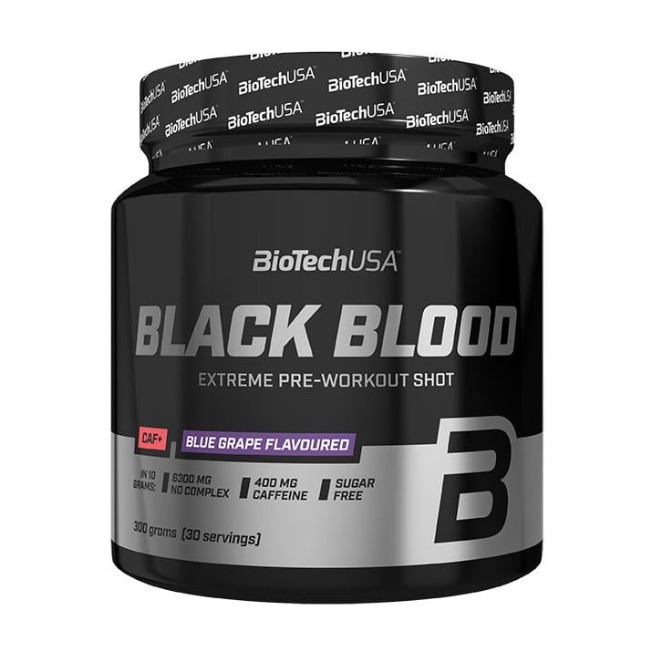 Предтренировочный Pre-Workout с кофеином без креатина BioTech Black Blood CAF+ 300 г Кола