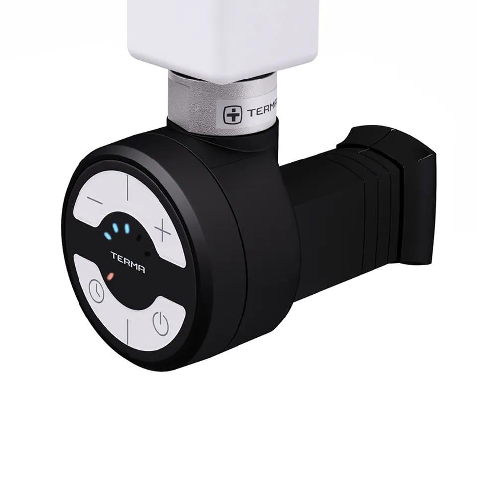 Трубчатый электронагреватель для полотенцесушителя Terma MOA 300W со скрытым монтажом Черный