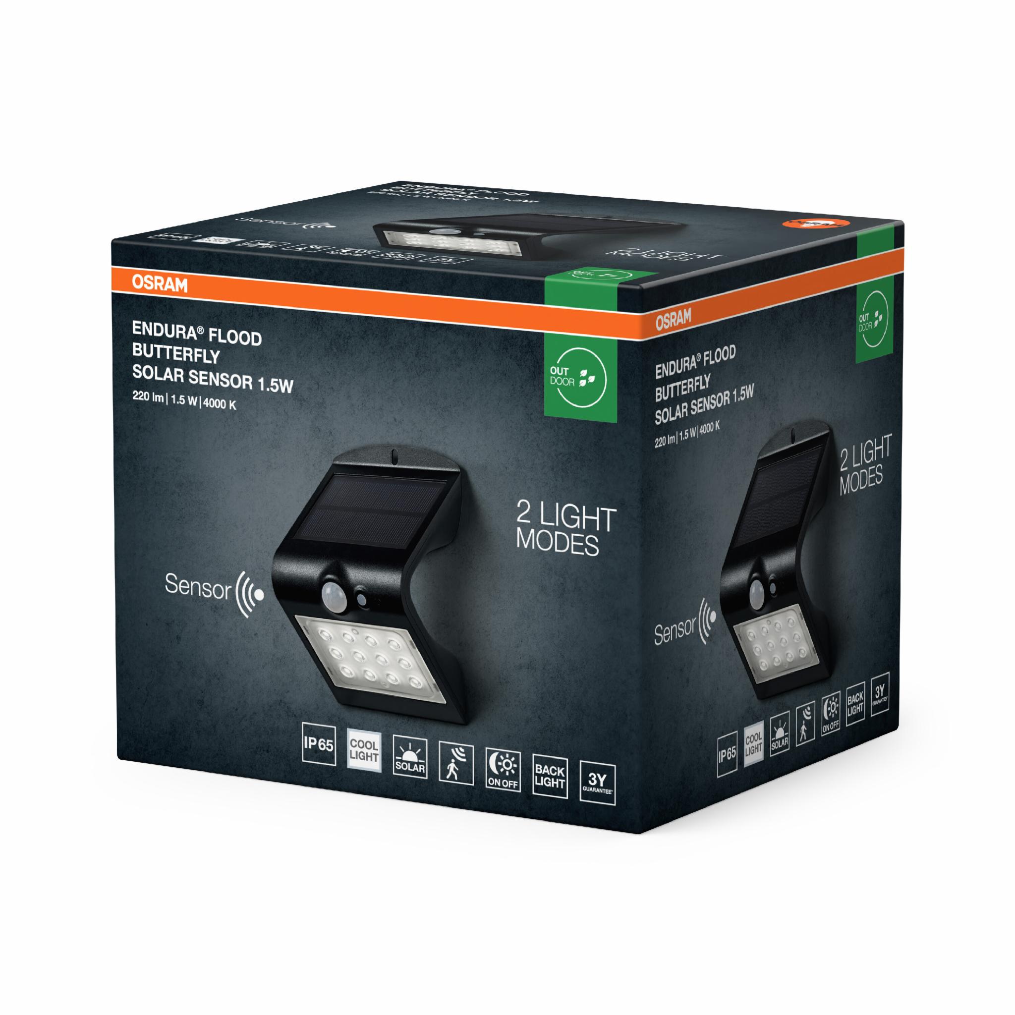 Светильник Osram ENDURA Flood 1,5W 3,7V 220lm 4000K IP65 96x144,5x79 мм (4099854429392) - фото 9