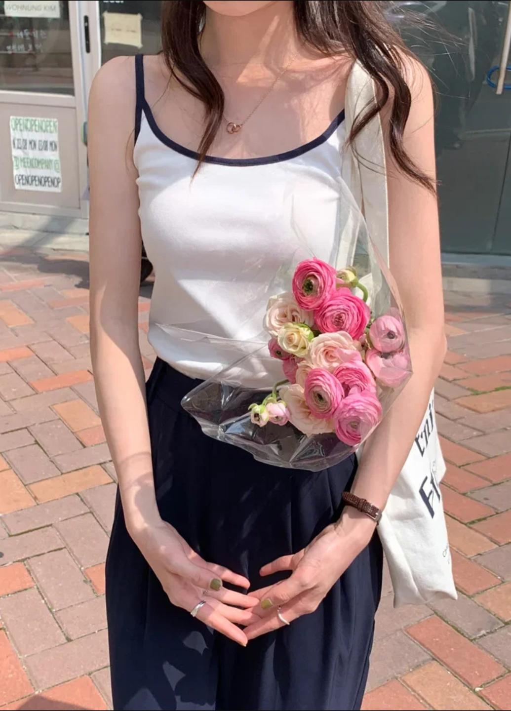 Майка жіноча бавовняна Two Colors з вкладишами One size Білий (1865-42-03) - фото 8