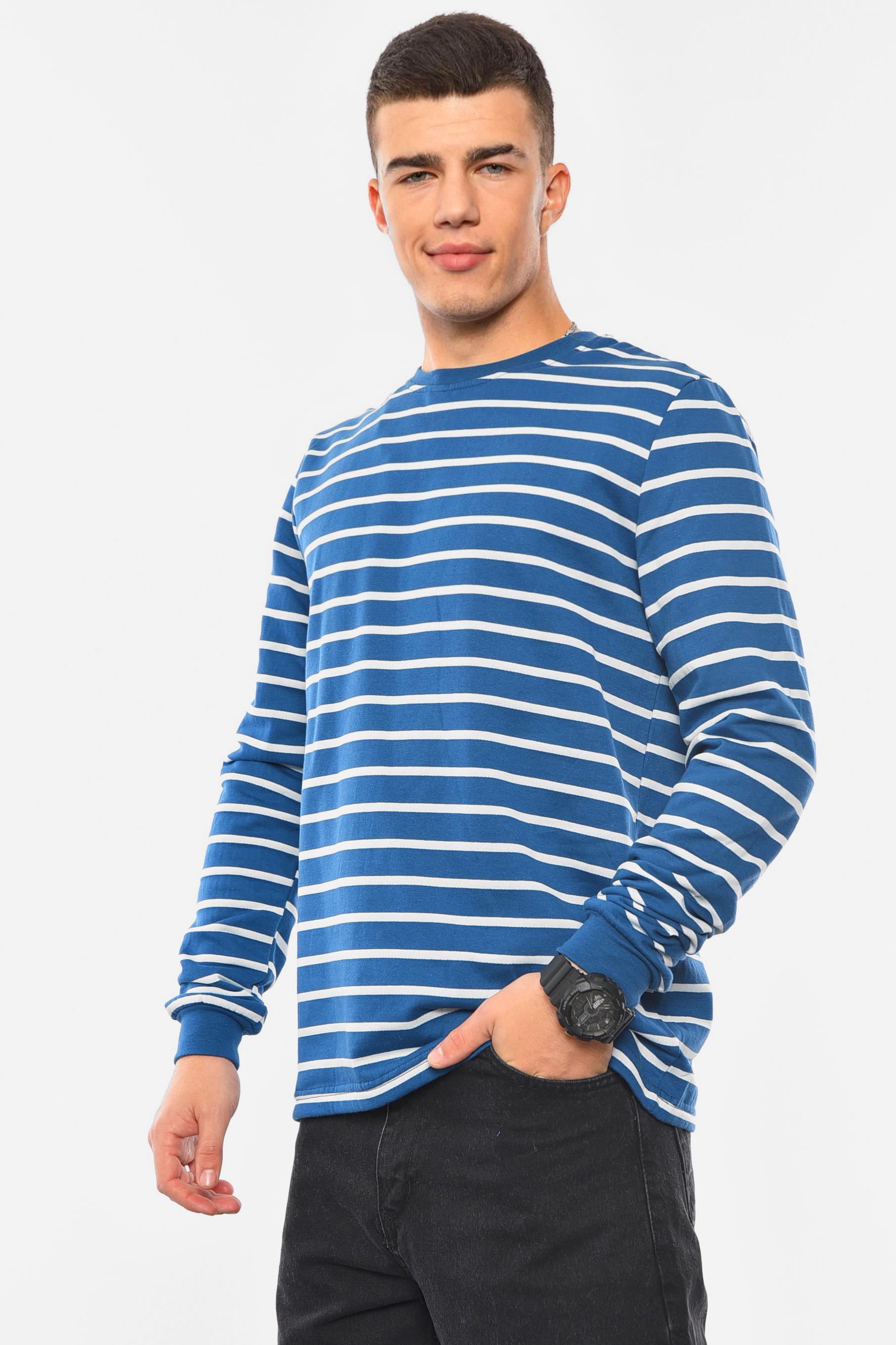 Світшот чоловічий напівбатальний на флісі XL Синій (193025) - фото 2 Світшот чоловічий напівбатальний на флісі XL Синій (193025) - фото 2