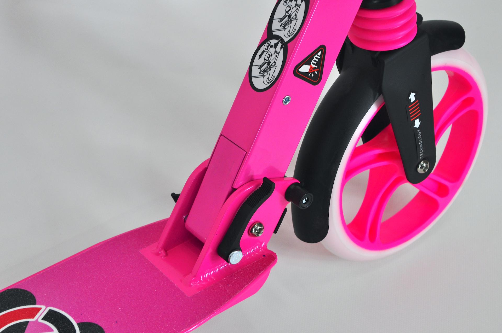 Самокат Maraton Comfort двоколісний з підногою і ременем Рожевий - фото 11 Самокат Maraton Comfort двоколісний з підногою і ременем Рожевий - фото 11