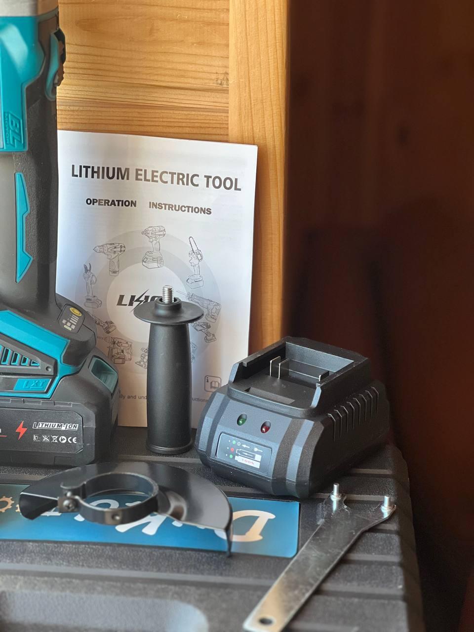 Болгарка аккумуляторная 48 Вт с 2 аккумуляторами - фото 4 Болгарка аккумуляторная 48 Вт с 2 аккумуляторами - фото 4