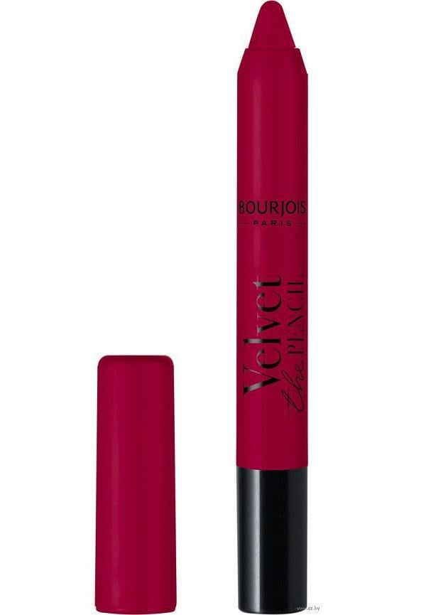 Помада-карандаш для губ матовая BOURJOIS Velvet The Pencil №16 Rouge Di'vin (380115)