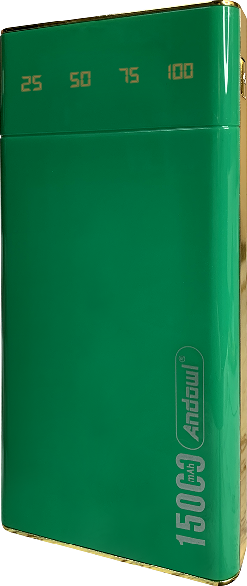 Повербанк Andowl Q-CD900 перехідник для роутера 15000 mAh Зелений (1bba82f8)