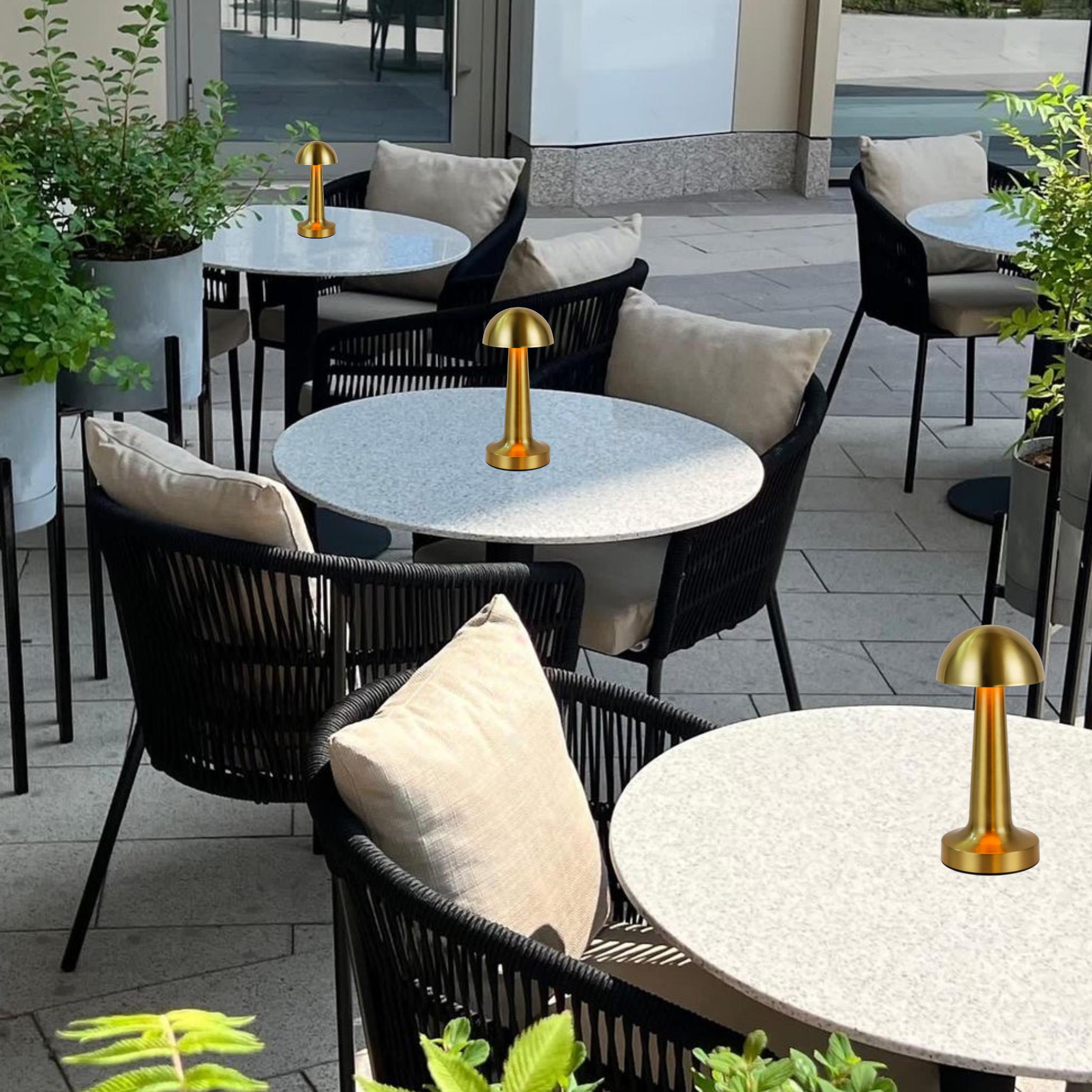 Настільна лампа Грибочок для бара/кафе/ресторана Бронзовий (795-LTA11 GOLD) - фото 3 Настільна лампа Грибочок для бара/кафе/ресторана Бронзовий (795-LTA11 GOLD) - фото 3