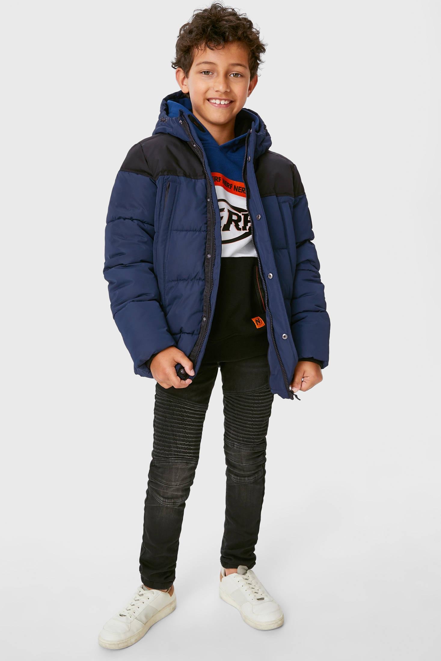 Куртка зимняя для мальчика C&A р. 164 Blue (2131365)