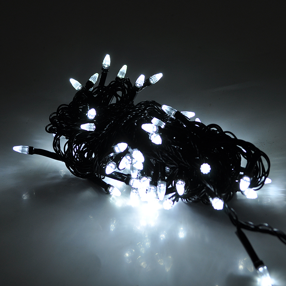 Гирлянда 100 LED 7 режимов 5 м Белый (25898463)