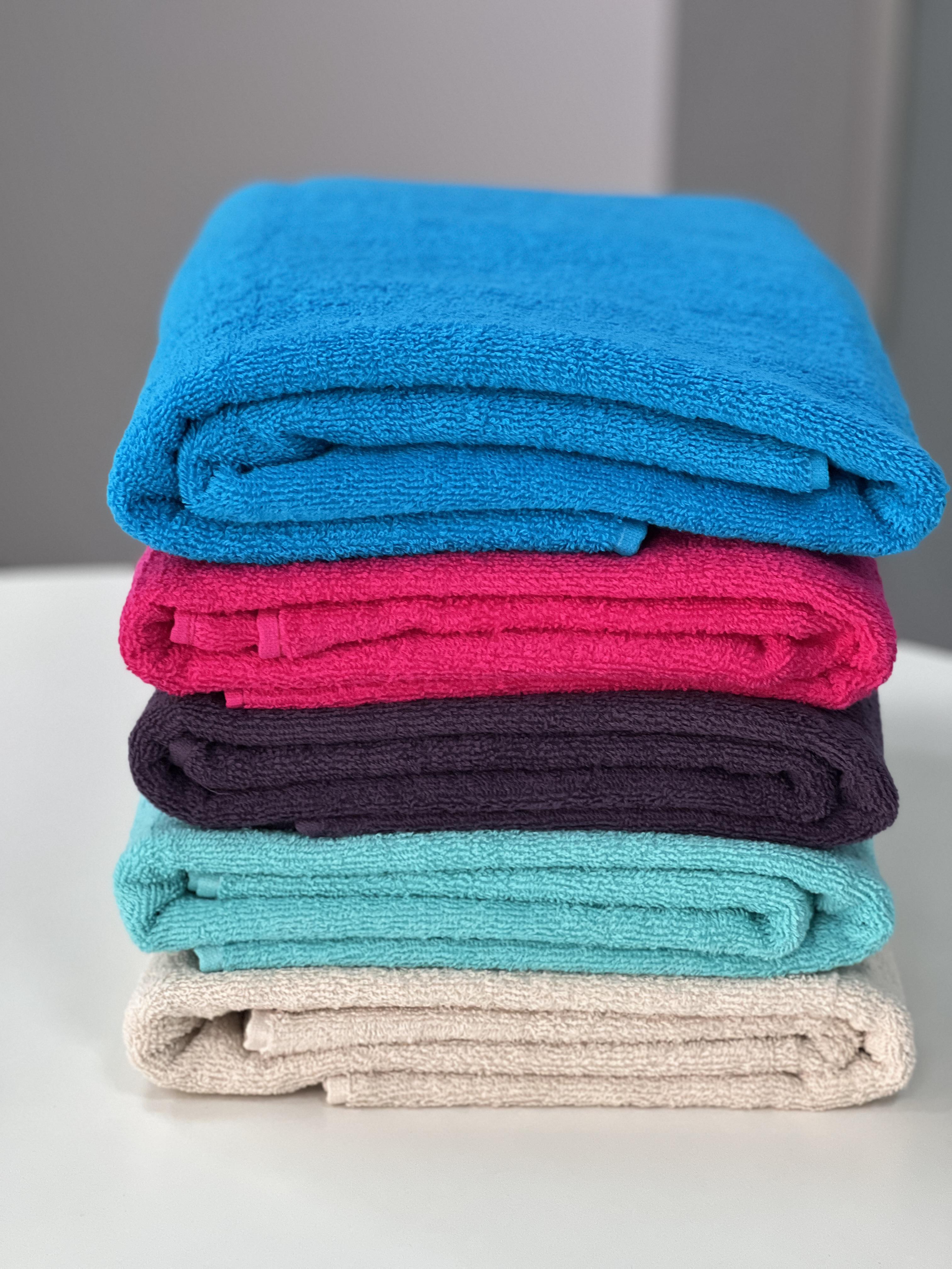 Полотенце махровое с бордюром 400г/м2 100х150 см Фуксия (9900239) - фото 5 Полотенце махровое с бордюром 400г/м2 100х150 см Фуксия (9900239) - фото 5