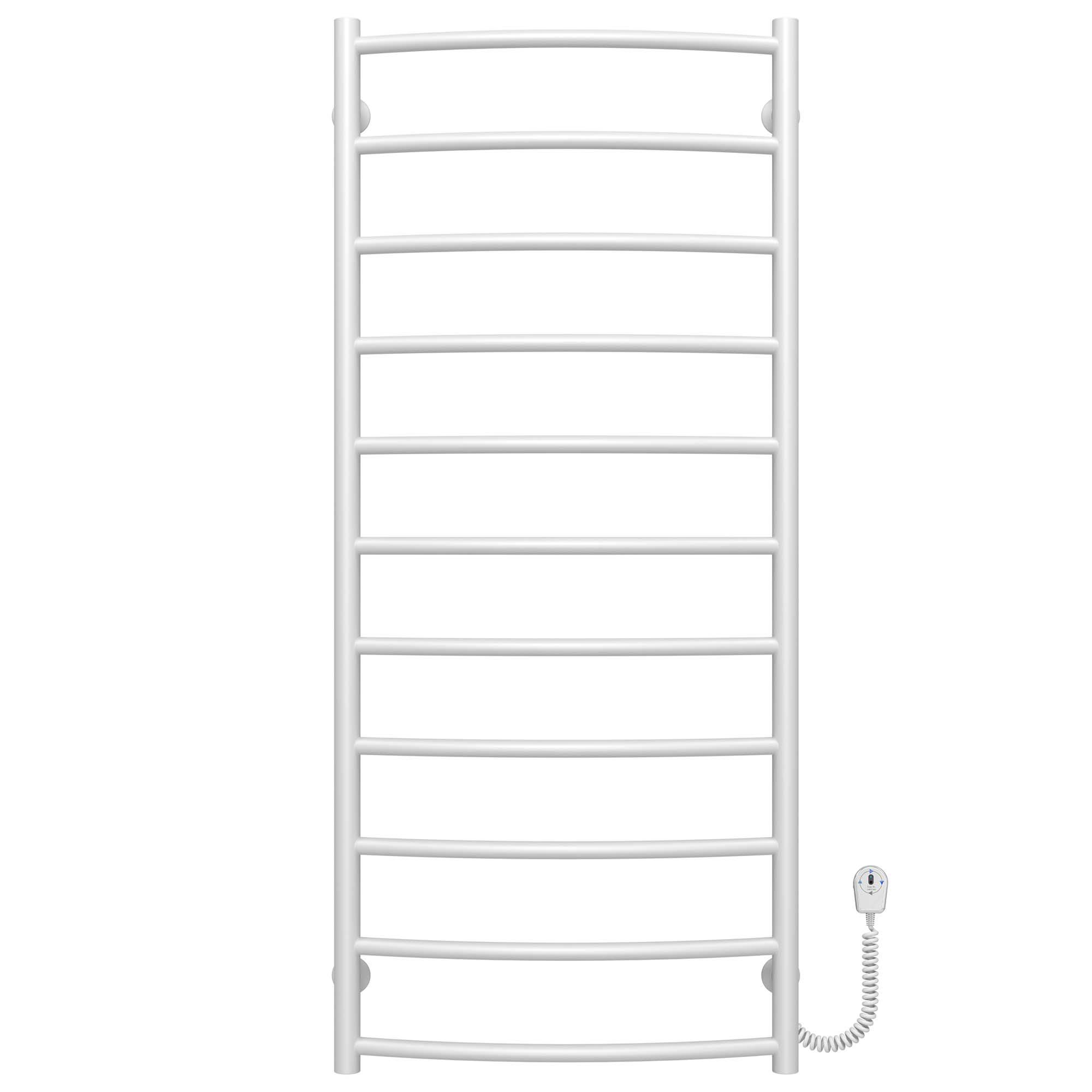 Полотенцесушитель электрический Deffi Классик П11 EF16 правое подключение нержавеющая сталь 500x1200 мм Белый (C.DK.120.50.11.EWR5)