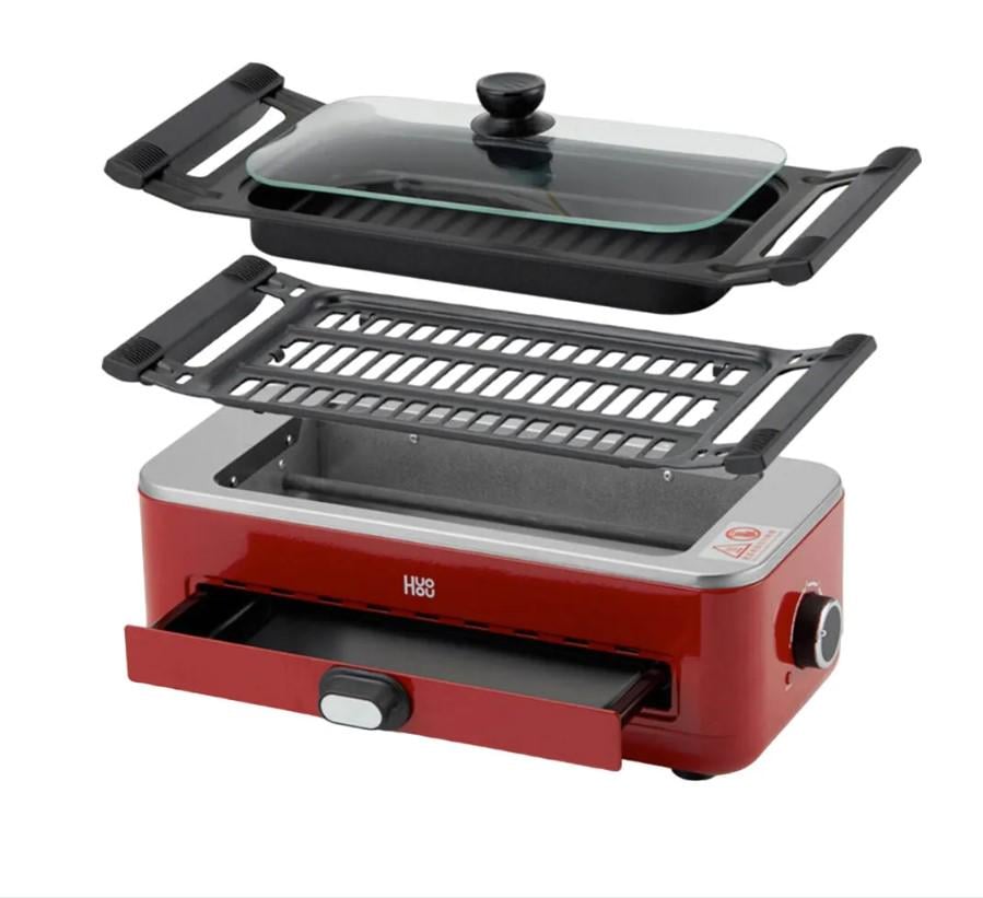 Гриль электрическая HuoHou HU0202 Multifunctional Grill (HU0202) - фото 6