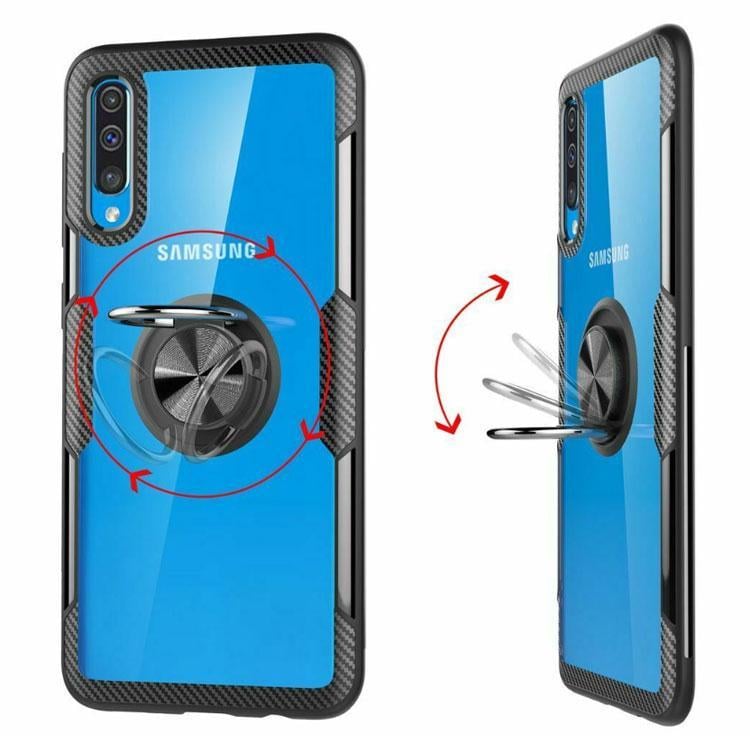 Чехол Primolux Ring Magnetic Stand для Samsung Galaxy A70 2019 SM-A705F Black (1097064627) - фото 2