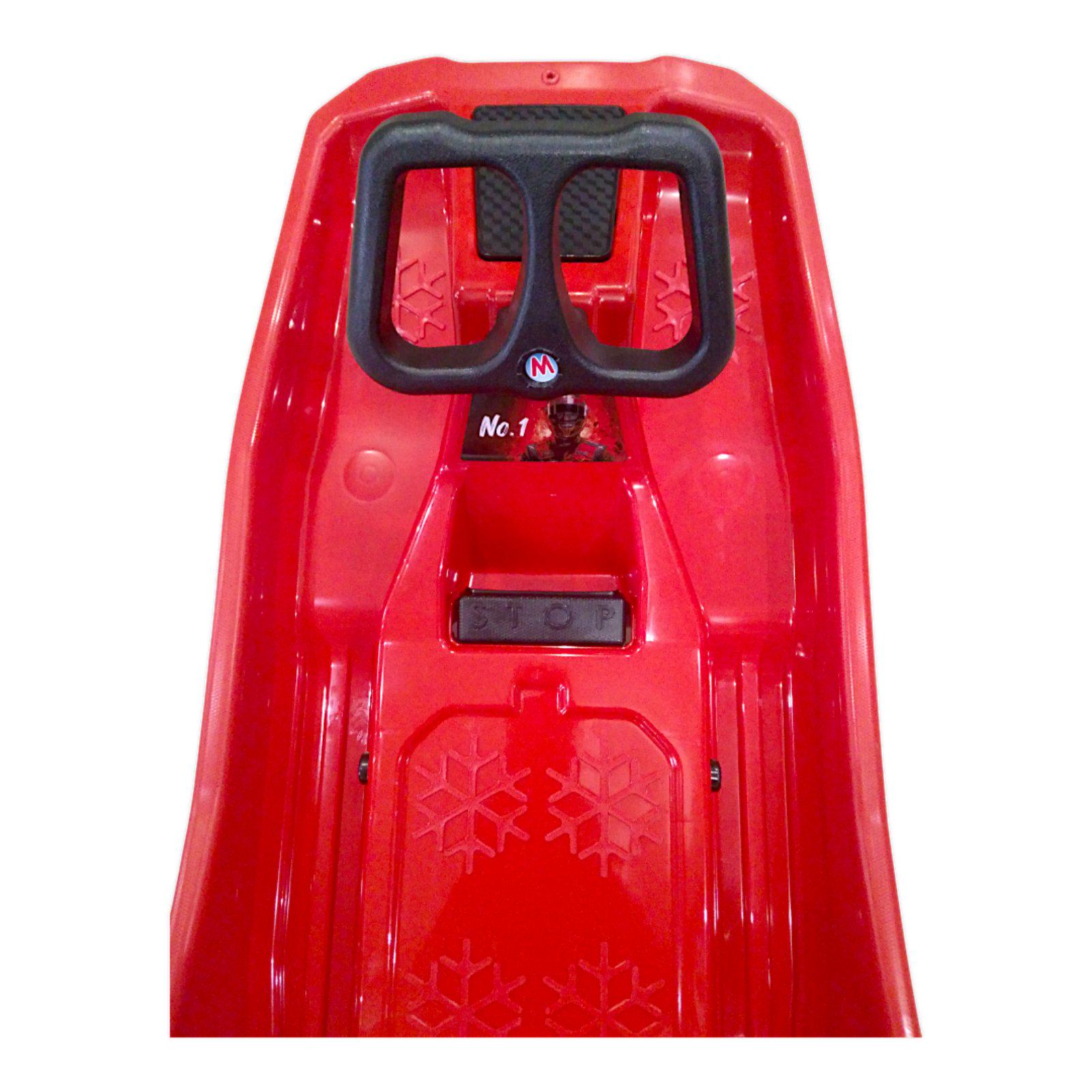 Санки з кермом Marmat №1 Червоний (16150) - фото 4 Санки з кермом Marmat №1 Червоний (16150) - фото 4