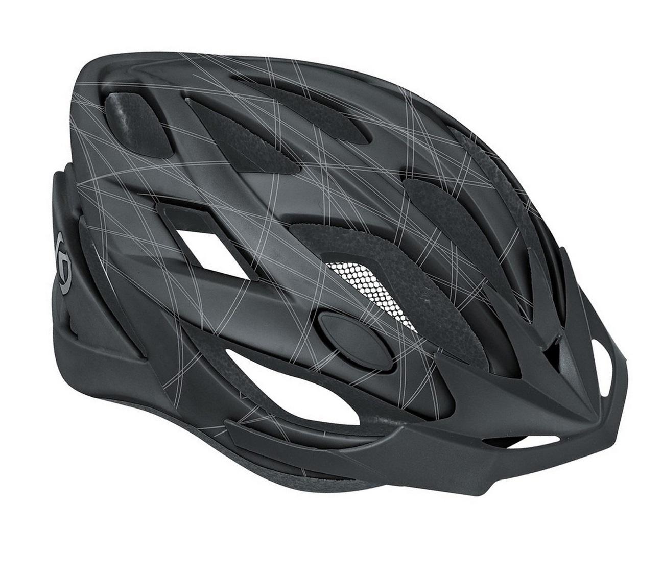 Шлем велосипедный KLS Rebus M/L 58-61 см Black Matt (8585019351609)