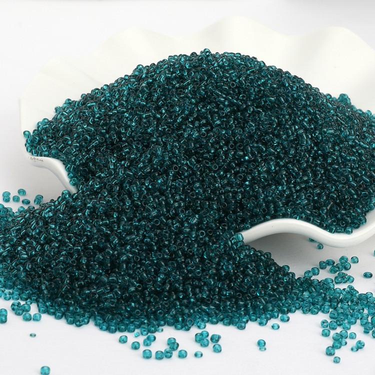 Бисер Прозрачный 2 мм 50 г Бирюзовый (БР0002п41)