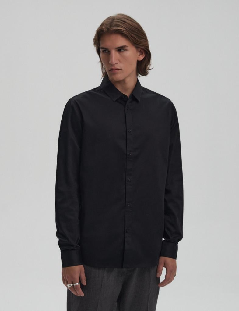 Сорочка чоловіча Diverse PRM SHIRTS M Чорний (5902598941879)