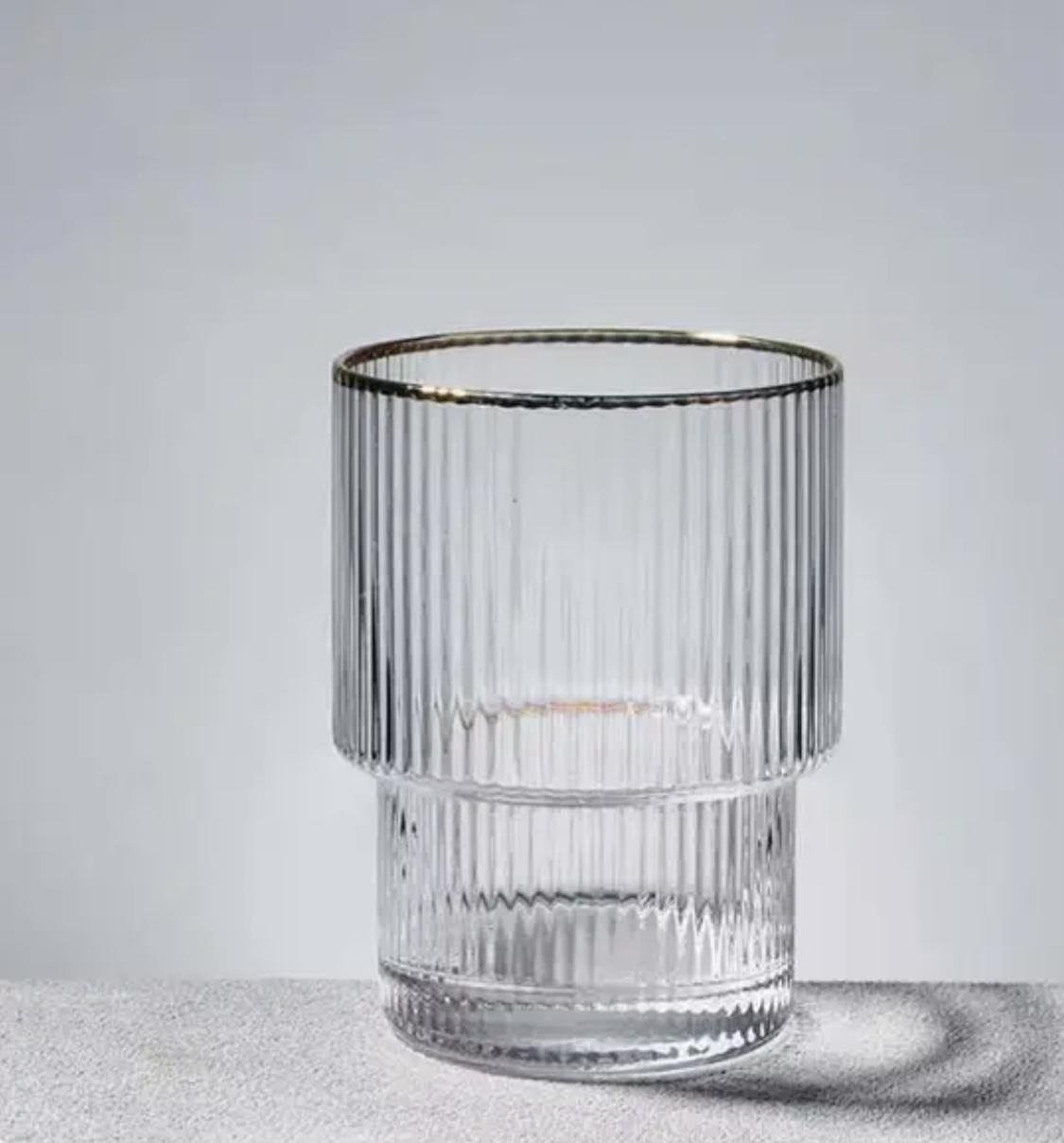 Склянка Негроні з золотою облямівкою 200 мл 6 шт. (90324)