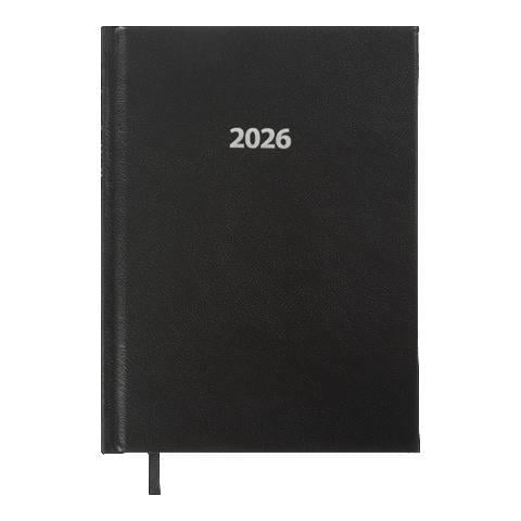 Щоденник датований 2026 Buromax Strong A5 Чорний (BM.2129-01)