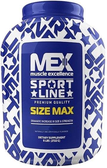 Гейнер MEX Nutrition Size Max 2720 г 24 порций Strawberry