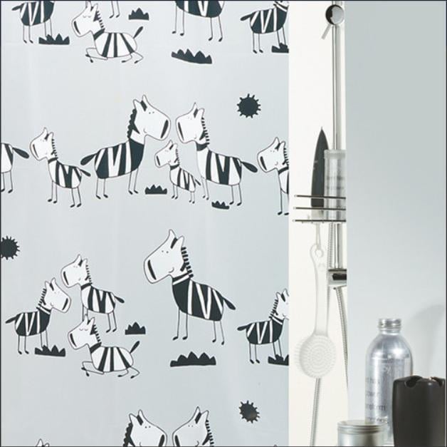 Шторка для ванной комнаты Spirella ZEBI 10.40502 виниловая (10.40502)