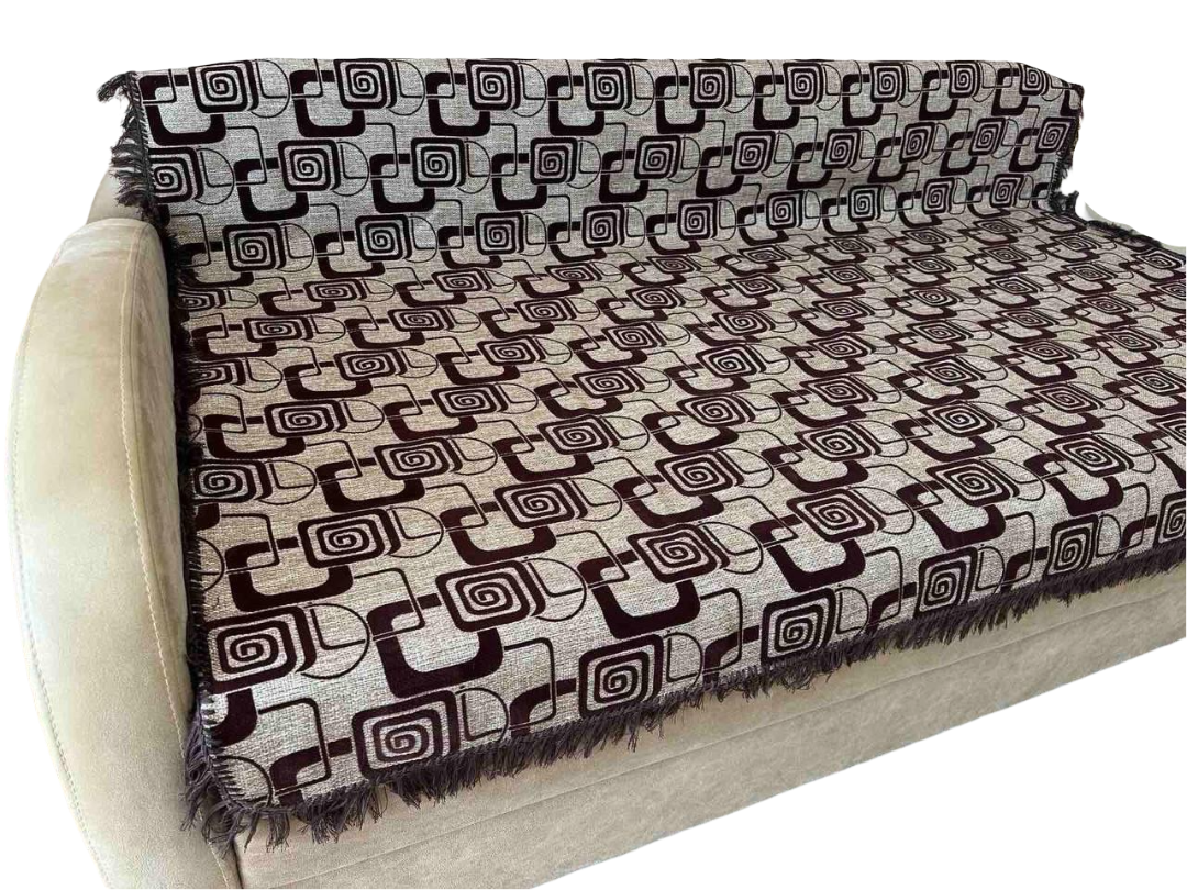 Покрывало на ванильный диван 150х200 см Коричневый (Д-divandek-classic-002-06)