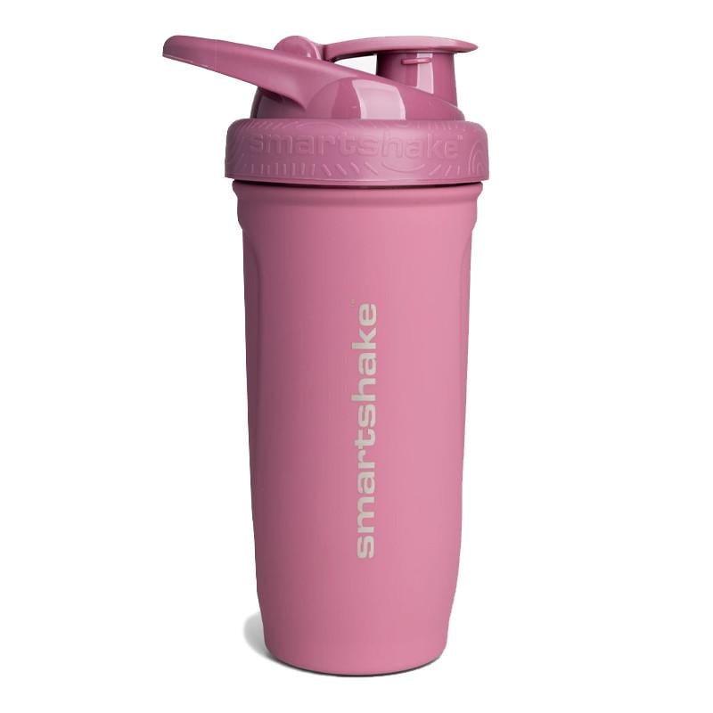 Шейкер для спортивного питания Smartshake Reforce Stainless Steel 900 мл Розовый (22735-01)