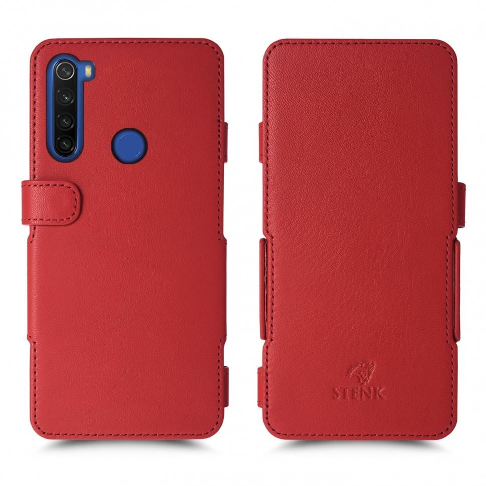 Чехол книжка Stenk Prime для Xiaomi Redmi Note 8T Красный (64699)