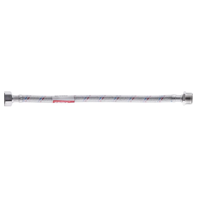 Шланг для підключення води гнучкий Zerix ZX3024 150 см 1/2"x1/2" ЗВ (63557) Шланг для підключення води гнучкий Zerix ZX3024 150 см 1/2"x1/2" ЗВ (63557)