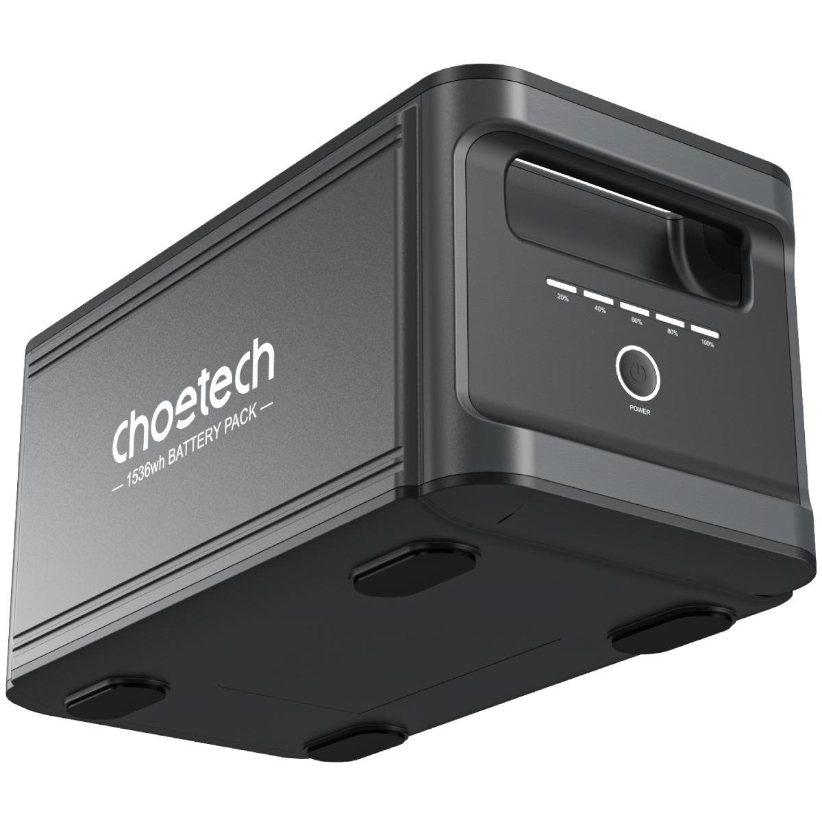 Батарея додаткова для зарядної станції Choetech BS065 1536 Вт/г LiFePo4 Black (BS065-BAT-BK) - фото 3