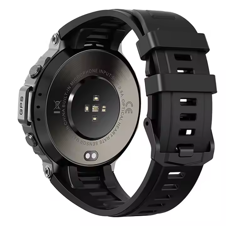 Смарт-годинник військовий T Rex 3 з GPS/компасом протиударні IP68 Чорний (MIL-STD-810H) - фото 2 Смарт-годинник військовий T Rex 3 з GPS/компасом протиударні IP68 Чорний (MIL-STD-810H) - фото 2