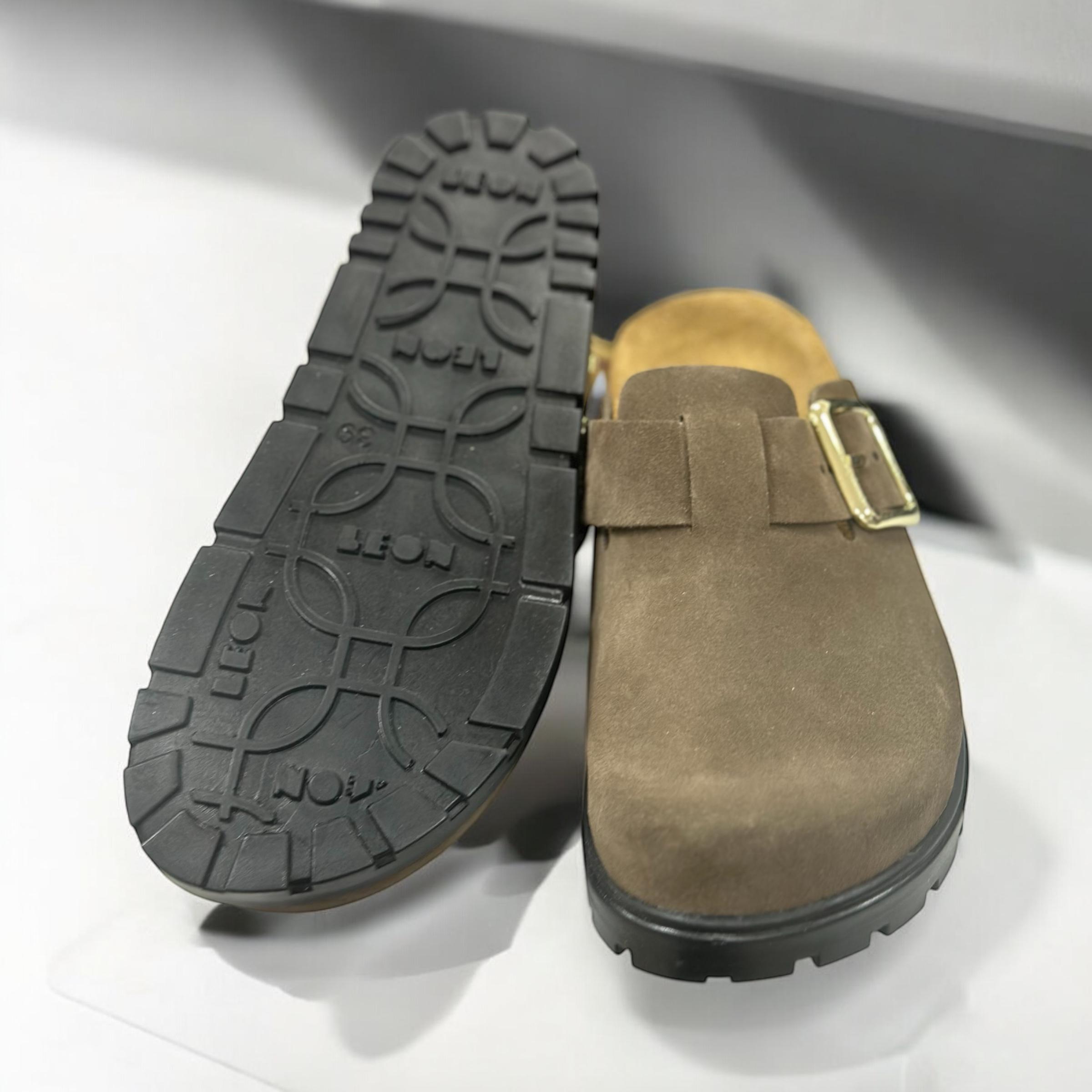 Сабо жіночі Leon р. 39 Коричневий (25088426) - фото 3 Сабо жіночі Leon р. 39 Коричневий (25088426) - фото 3