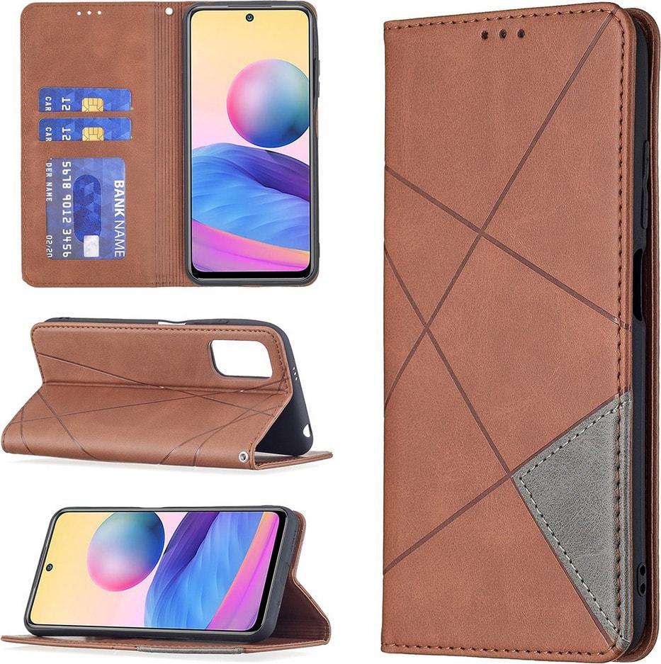 Чехол книжка SHLab Prisma Xiaomi Redmi Note 10 Pro Brown (36324-30)