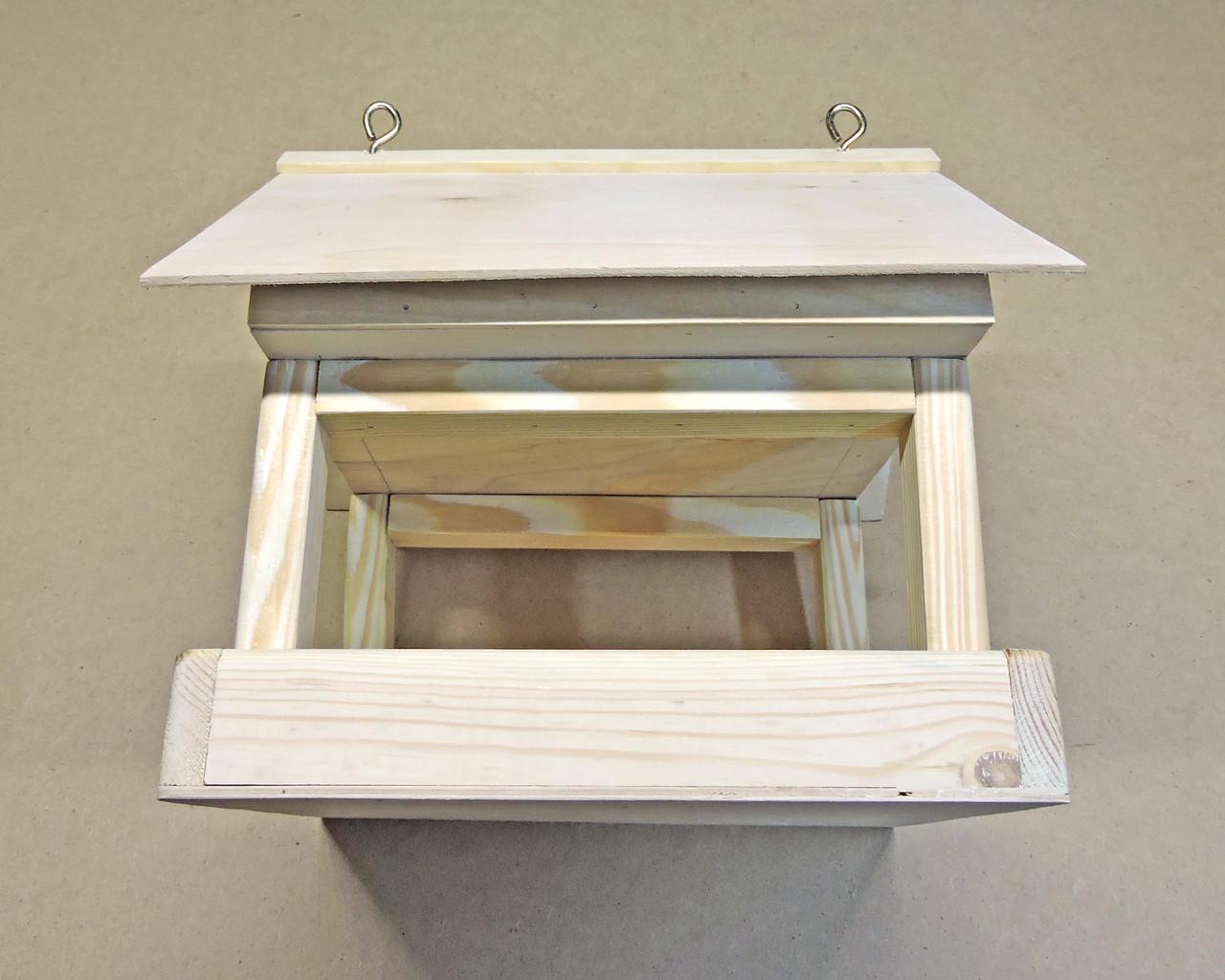 Годівниця зі шпаківнею з дерева Горіхвістка (КСЧ-000100) - фото 6