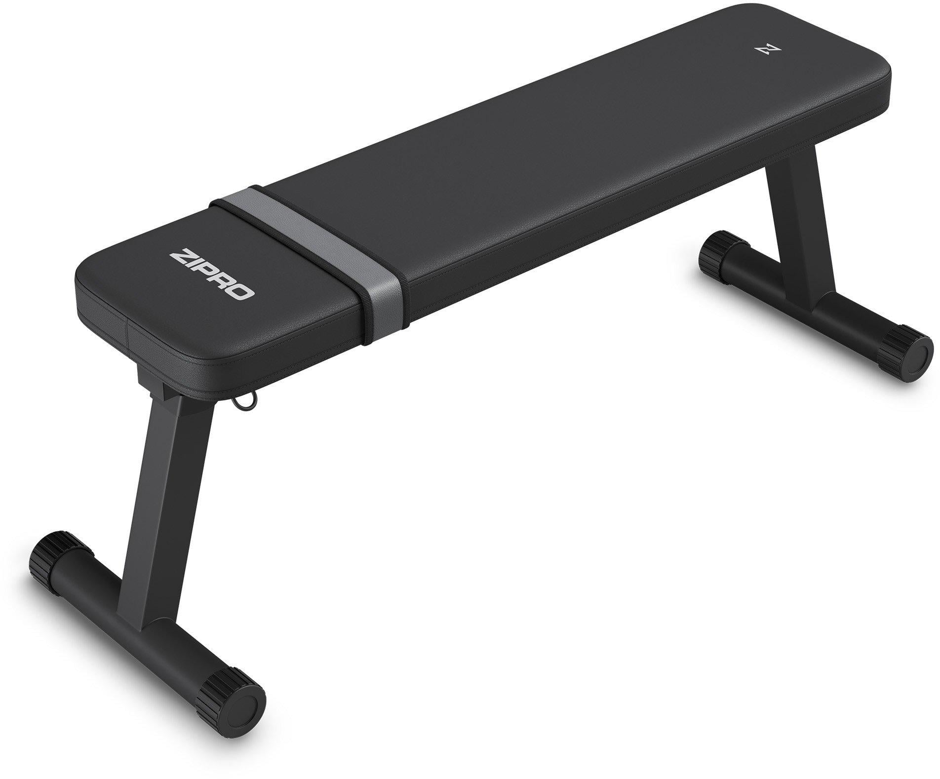 Лава тренувальна для жиму лежачи Zipro Plank складана 119х37,5х46 см Чорний
