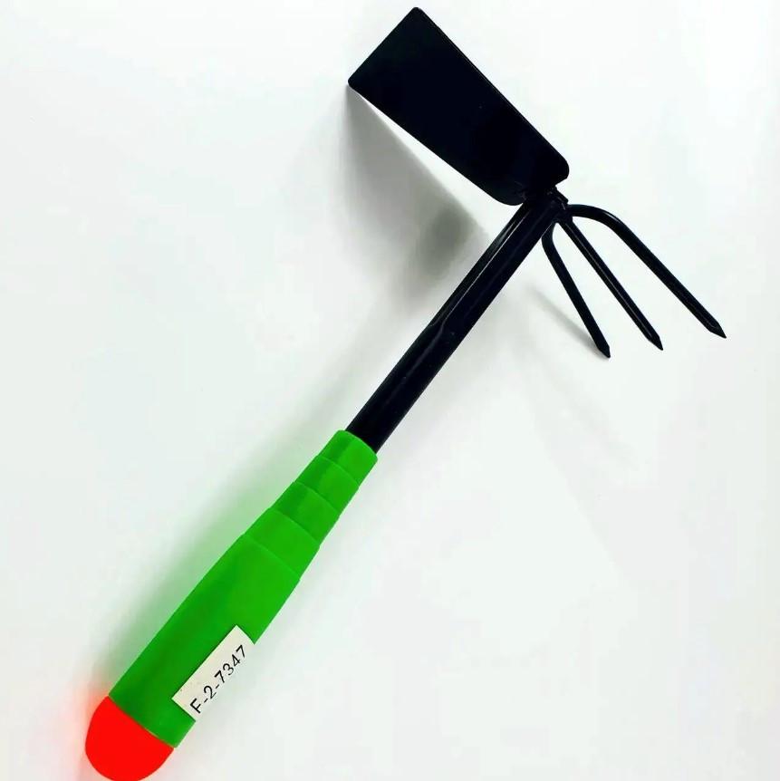 Ручная сапа-культиватор садовая двухсторонняя с пластиковой ручкой (25803272) - фото 3