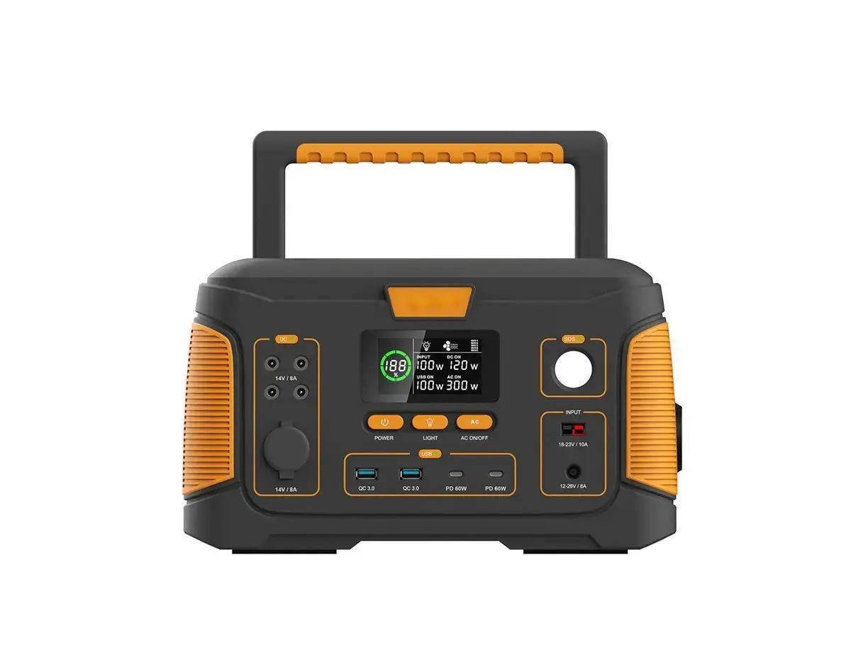 Зарядная станция WX1438 с ЖК-дисплеем 650 Вт/ч 12-24 В 171000 мАч USB Type-C DC 345x227x203 мм 2 розетки (opt-16658)
