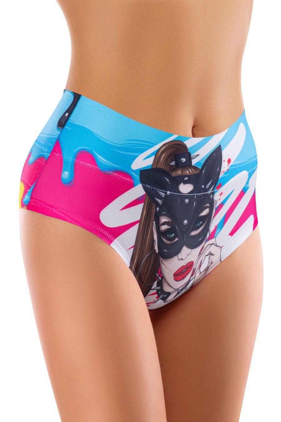 Трусики женские Mememe с ярким принтом XL Разноцветный (83412-59371-83)