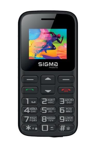 Кнопковий телефон Sigma Mobile Comfort 50 HIT 2020 2 сім-картки Чорний (2082063622)
