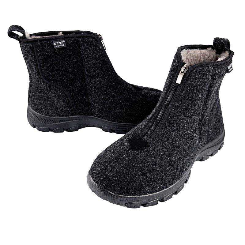 Бурки мужские на замке 10101-2 p. 41 26,5 см Серый - фото 2