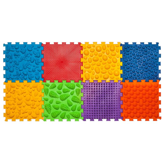 Коврик массажный детский ортек микс ортопедический 8 эл. - фото 1 Коврик массажный детский ортек микс ортопедический 8 эл. - фото 1