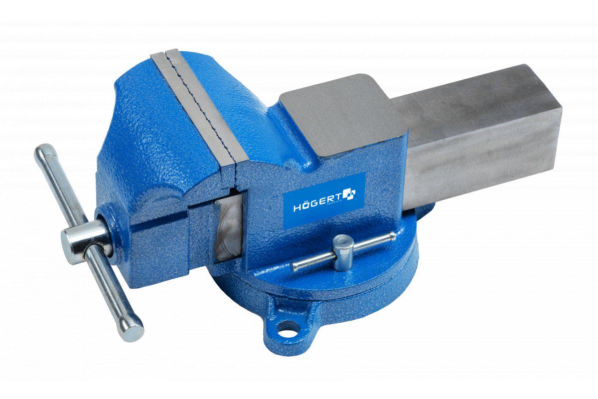 Тиски слесарные Hoegert HT3B619 поворотные 200 мм