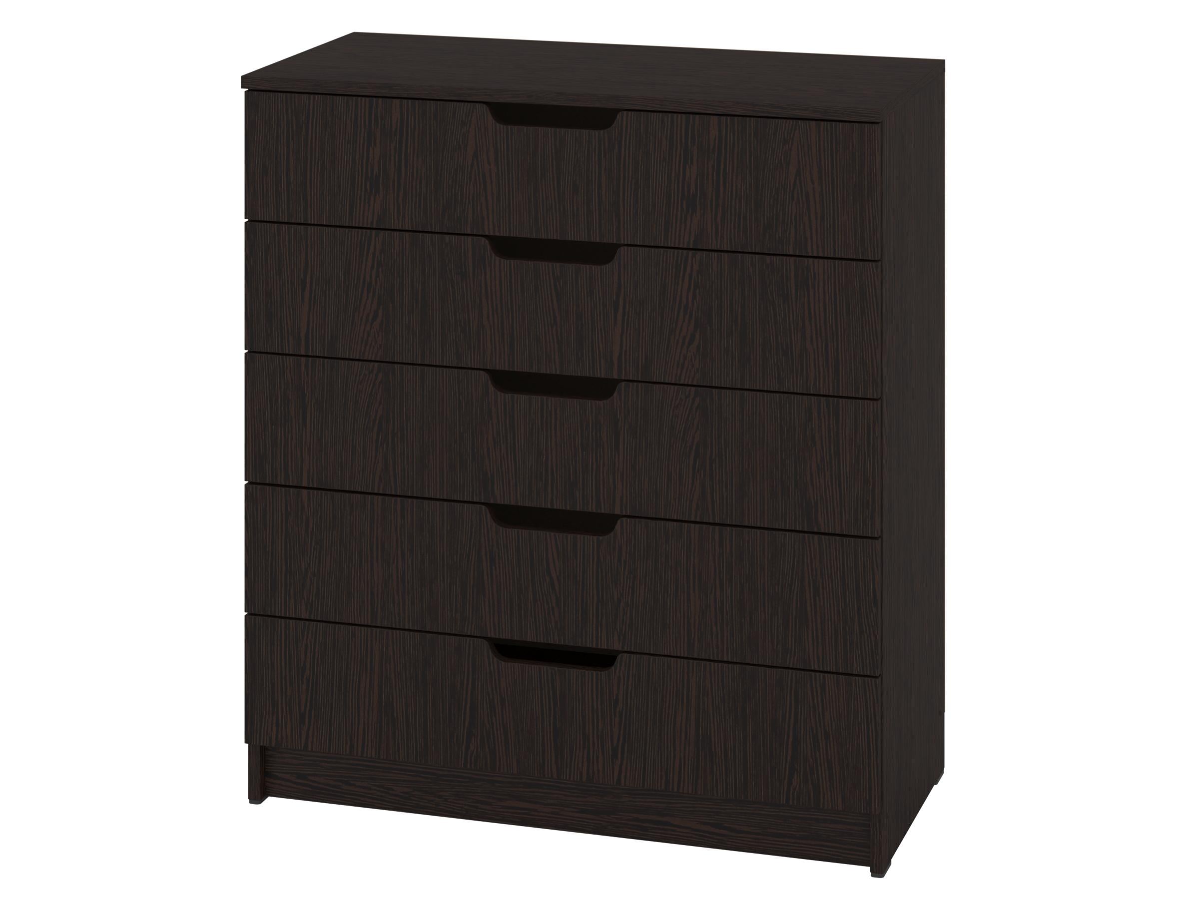 Комод с ящиками PEHOTIN ЭКО К-5 ДСП 80х38х90 см Венге (PN-100658)