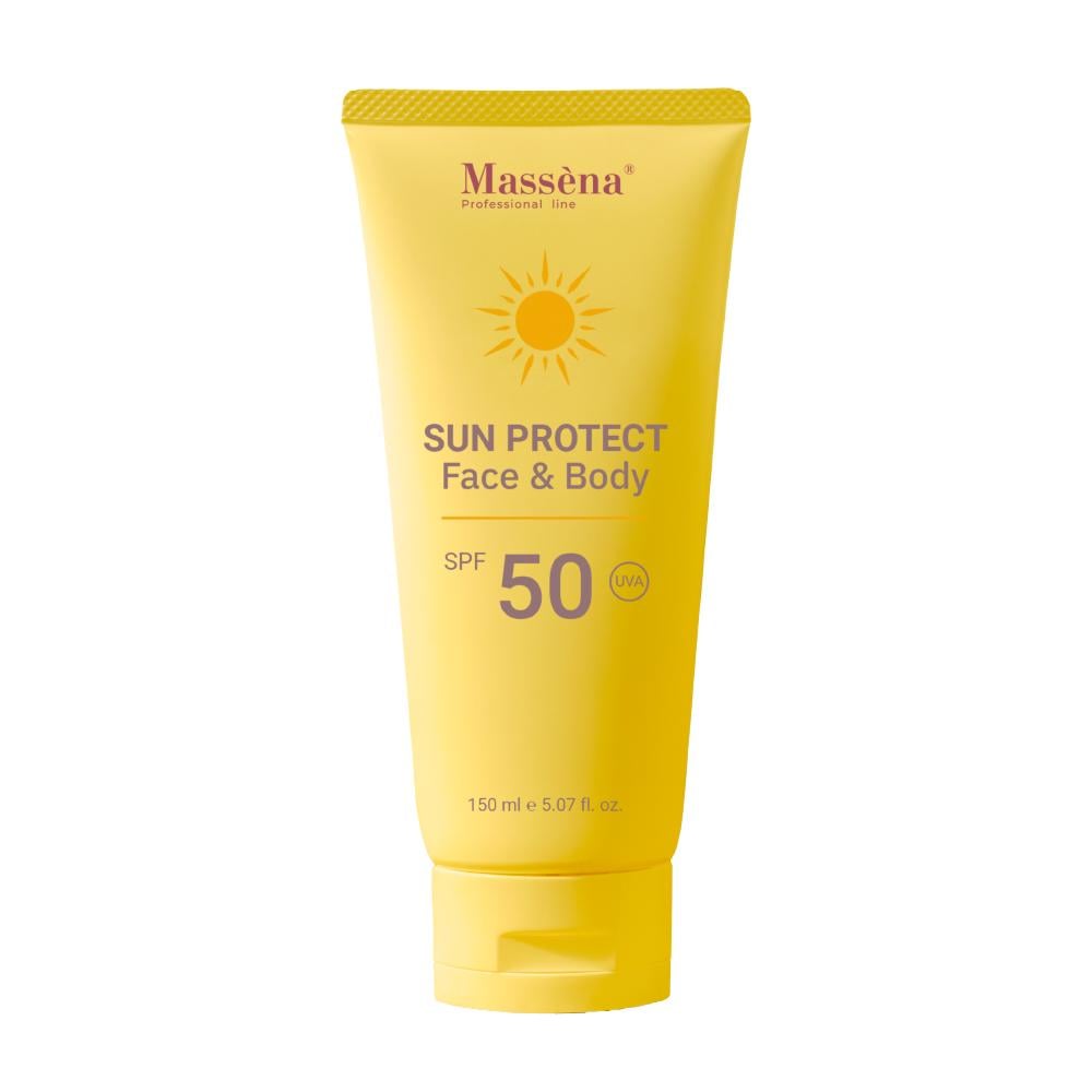 Засіб сонцезахисний для обличчя та тіла MASSENA SPF50 Універсальний 150 мл (37339307)