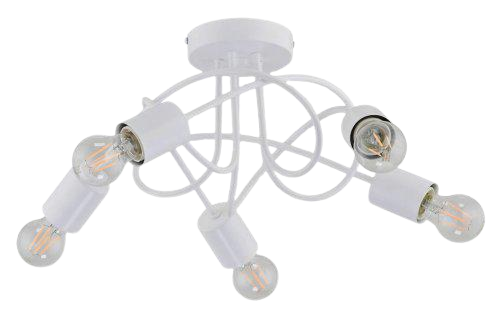 Потолочная люстра Alfa Tico лофт White (24085)