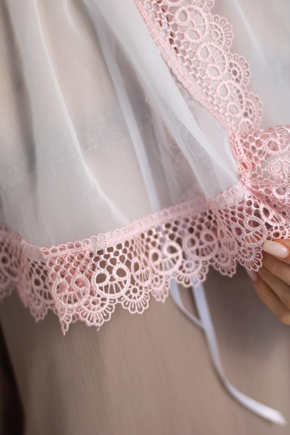 Палантин для храма на голову 80x120 см Белый (п026) - фото 4 Палантин для храма на голову 80x120 см Белый (п026) - фото 4