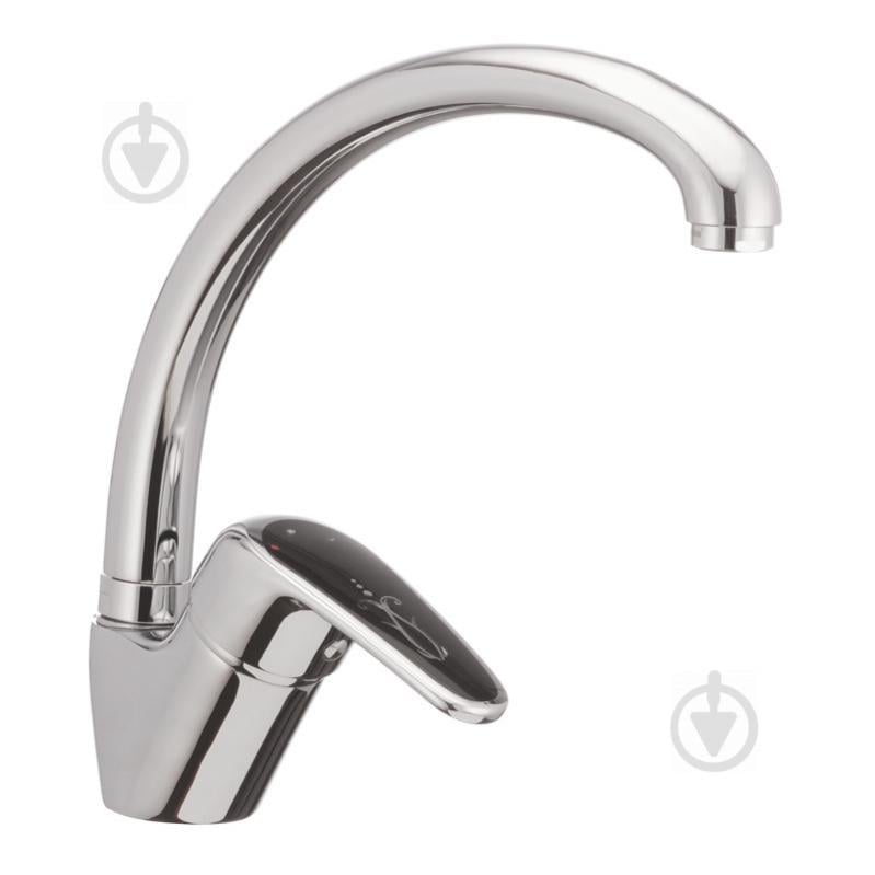 Смеситель для кухни Haiba MAGIC 011 с черной ручкой (HB0676) Смеситель для кухни Haiba MAGIC 011 с черной ручкой (HB0676)